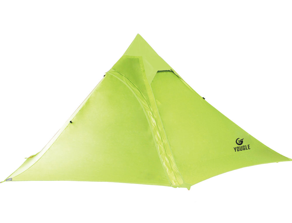 Cheap Goat Tents YOUGLE 20D Double Layer Ultralight Waterproof Three Person Backpacking Tent For Travelling Camping Hiking Tents 